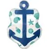 ANAGRAM INTERNATIONAL Giant Sea Sand Sun Anchor Balloon, 21in -Party Themes Sales 830064