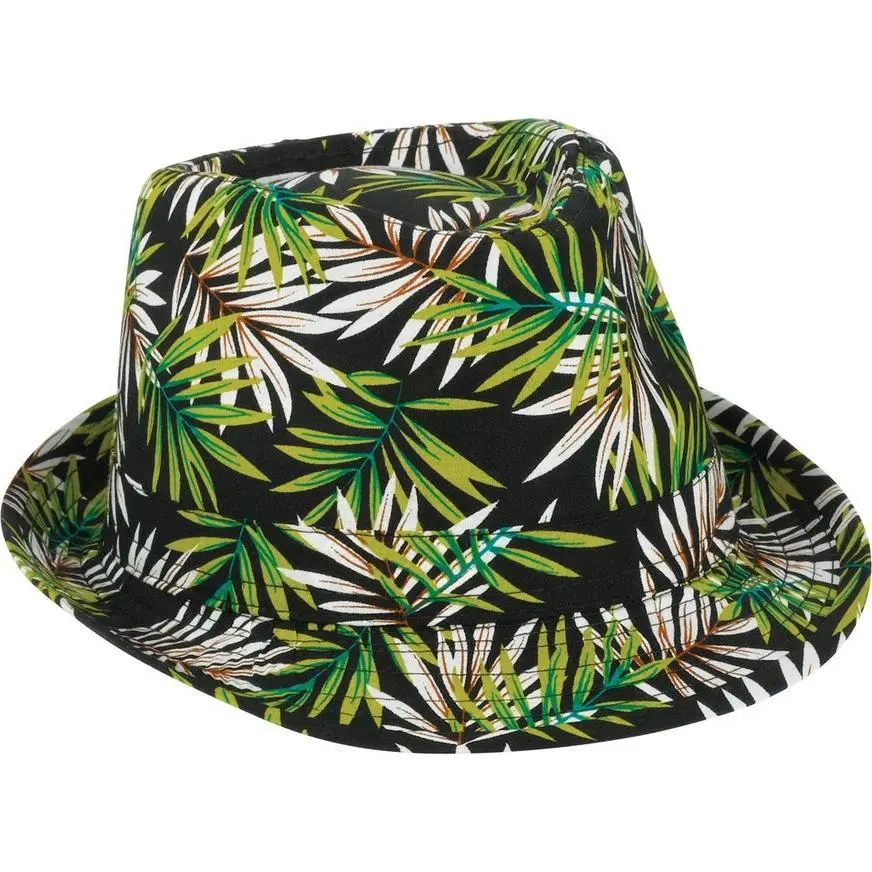 AMSCAN Palm Leaf Fedora 3 AMSCAN Palm Leaf Fedora