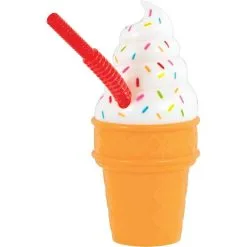 AMSCAN Ice Cream Cup With Straw