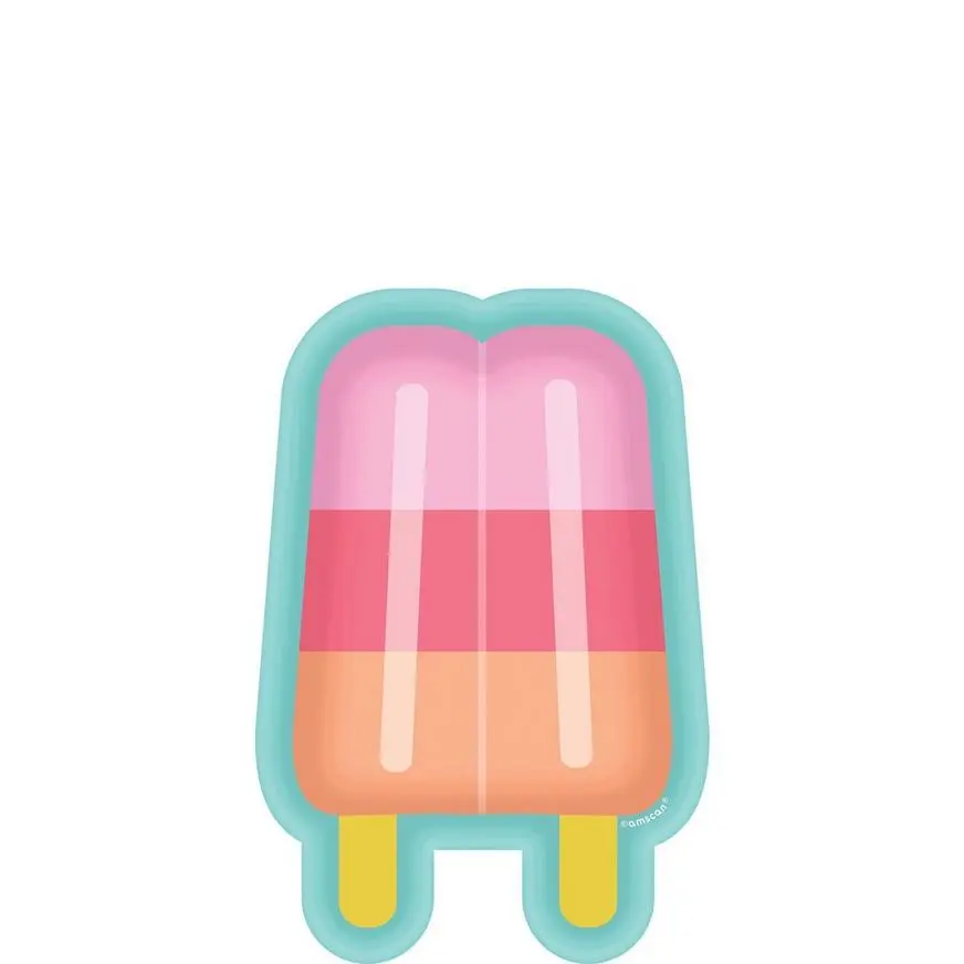 AMSCAN Just Chillin' Ice Pop Lunch Plates 8ct 3 AMSCAN Just Chillin' Ice Pop Lunch Plates 8ct