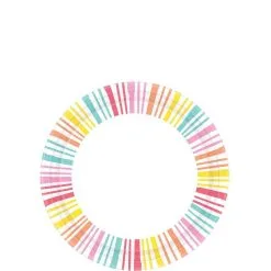 AMSCAN Happy Summer Dessert Plates 40ct