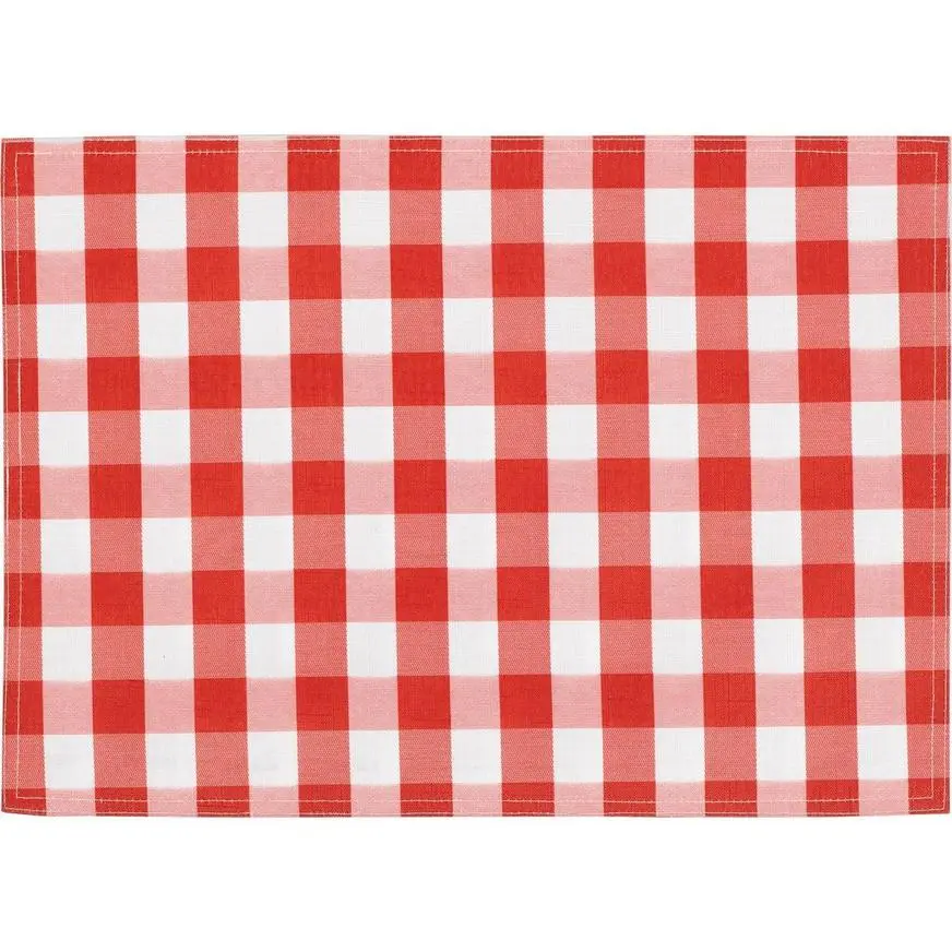 AMSCAN Red Gingham Placemat 3 AMSCAN Red Gingham Placemat