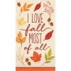 Fall Foliage Guest Towels 16ct -Party Themes Sales 845209