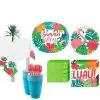 Party City Tropical Jungle Tableware Kit For 18 Guests 1 Party City Tropical Jungle Tableware Kit For 18 Guests -Party Themes Sales 850923