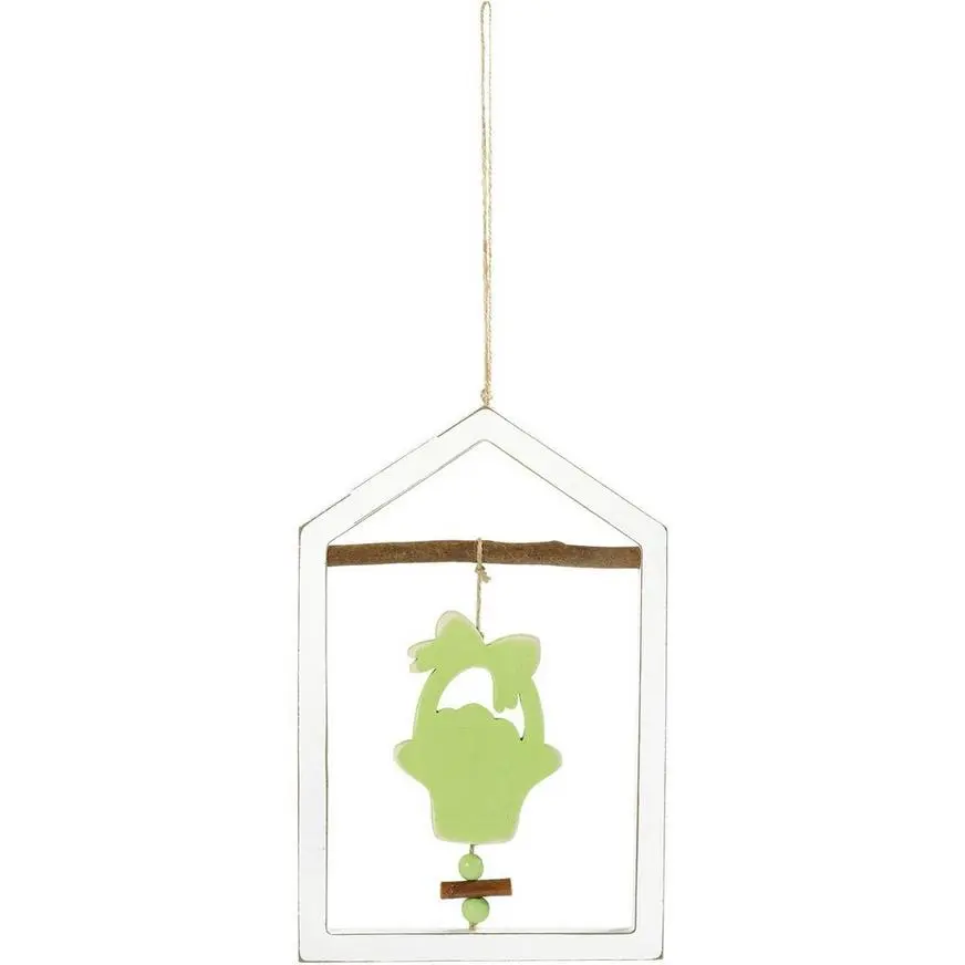 Green Flower Pot Frame Sign 3 Green Flower Pot Frame Sign