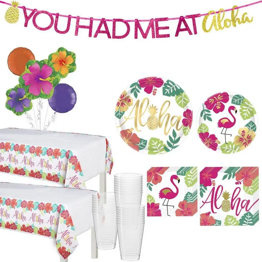 You Had Me At Aloha Party Kit For 32 Guests 3 You Had Me At Aloha Party Kit For 32 Guests