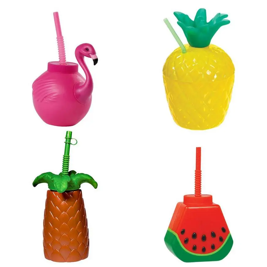 Tropical Cups Beach Kit, 16ct 3 Tropical Cups Beach Kit, 16ct