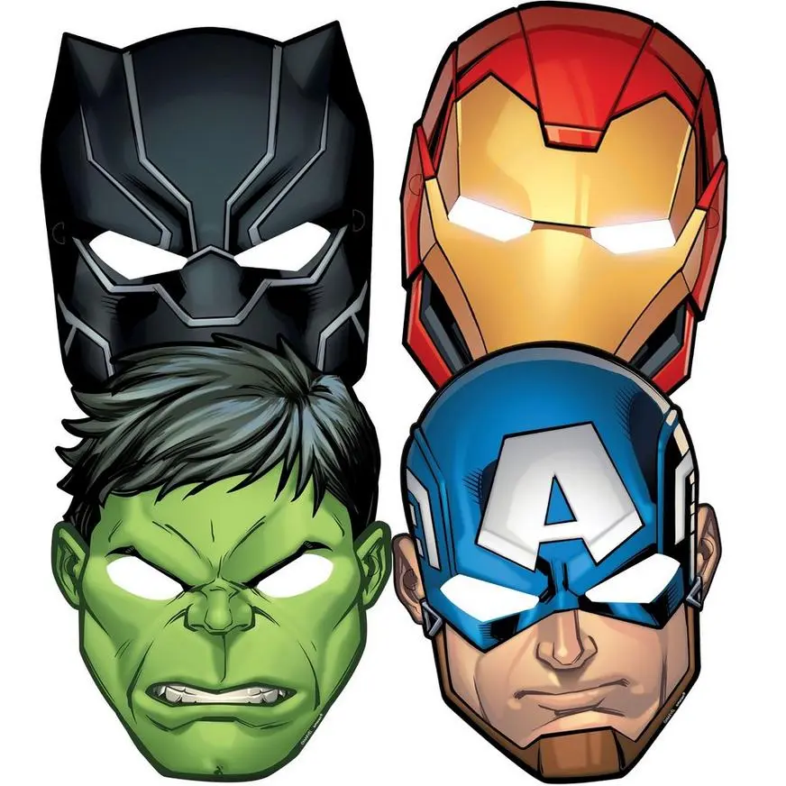Marvel Powers Unite Masks 8ct 3 Marvel Powers Unite Masks 8ct