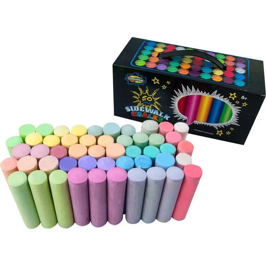Sidewalk Chalk, 50ct 4 Sidewalk Chalk, 50ct - Image 2