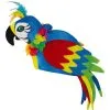 Tropical Parrot Hat 2 Tropical Parrot Hat -Party Themes Sales 871498
