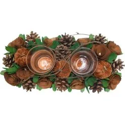 Fall Pumpkins & Pinecones Candle Centerpiece 5 Fall Pumpkins & Pinecones Candle Centerpiece -Party Themes Sales 889896 01