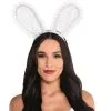 White Lace Bunny Ears Headband -Party Themes Sales 890137