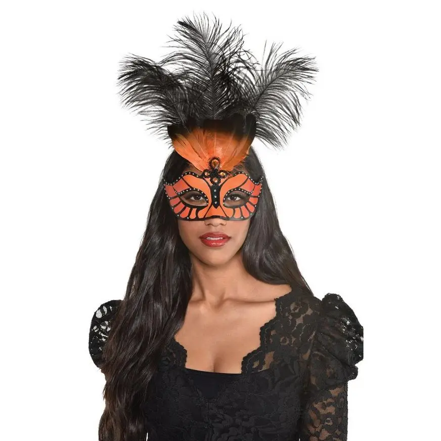 Monarch Butterfly Masquerade Mask 3 Monarch Butterfly Masquerade Mask
