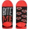 Adult Bite Me No-Show Socks -Party Themes Sales 890306