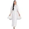 Adult White Fur Trim Cloak -Party Themes Sales 890329
