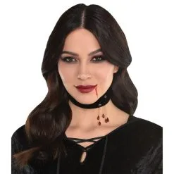 Blood Drop Vampire Bite Choker -Party Themes Sales 890442 01