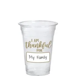 Customizable I Am Thankful For Tumbler