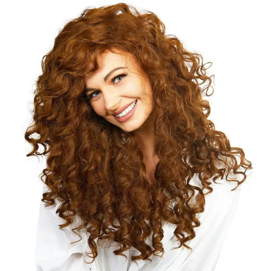 Curly Red Pretty Lady Wig 3 Curly Red Pretty Lady Wig