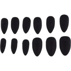 Black Velvet Nails, 12ct