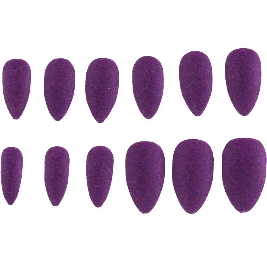 Purple Velvet Nails, 12ct 3 Purple Velvet Nails, 12ct
