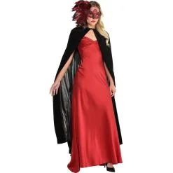 KBW Global Corp Scarlet Venetian Masquerade Mask -Party Themes Sales 900695 02