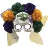 Day Of The Dead Veil Half Mask 1 Day Of The Dead Veil Half Mask -Party Themes Sales 905848