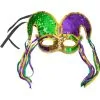 Sequin Jester Masquerade Mask -Party Themes Sales 906086