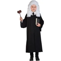 AMSCAN Black Judge Robe For Kids
