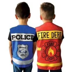 AMSCAN First Responders Vests, 4ct -Party Themes Sales 911176 01