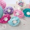 Shimmering Mermaids Seashell & Pearl Fluffy Table Decorating Kit, 10pc -Party Themes Sales 911979