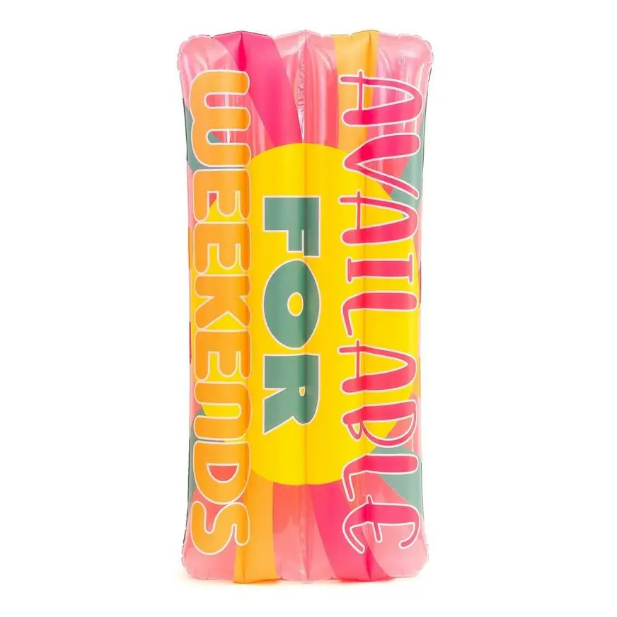 ALMAR SALES COMPANY INC Inflatable Available For Weekends Body Raft, 30in X 58in 3 ALMAR SALES COMPANY INC Inflatable Available For Weekends Body Raft, 30in X 58in