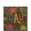 AMSCAN Vintage Tiki Paper Lunch Napkins, 6.5in, 100ct 2 AMSCAN Vintage Tiki Paper Lunch Napkins, 6.5in, 100ct -Party Themes Sales 912601