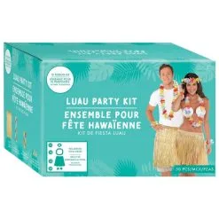 Luau Wearables Kit For 10 Guests, 50pc, Includes Skirts, Leis, Head Wreaths, & Wristlets -Party Themes Sales 912649 01
