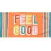 Feel Good Candy Stripe Beach Towel, 30in X 60in -Party Themes Sales 912662