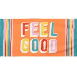 Feel Good Candy Stripe Beach Towel, 30in X 60in