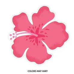 Summer Hibiscus Flower Cutout, 13in X 13.5in 7 Summer Hibiscus Flower Cutout, 13in X 13.5in -Party Themes Sales 912669 02