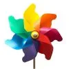 Rainbow Wheel Wood Windmill, 12in 1 Rainbow Wheel Wood Windmill, 12in -Party Themes Sales 912828