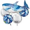 Shark Balloon Bouquet, 5pc -Party Themes Sales 913279
