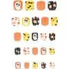 Ghosts & Candy Corn Halloween Press-On Nails, 24ct -Party Themes Sales 920271