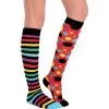 AMSCAN Mismatched Clown Knee-High Socks 1 AMSCAN Mismatched Clown Knee-High Socks -Party Themes Sales 921393