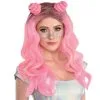 AMSCAN Pink Space Buns Wig 1 AMSCAN Pink Space Buns Wig -Party Themes Sales 921501