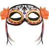 AMSCAN Day Of The Dead Calavera Fabric Eye Mask -Party Themes Sales 921520