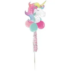Air-Filled Enchanted Unicorn Foil & Latex Balloon Yard Sign, 64in 7 Air-Filled Enchanted Unicorn Foil & Latex Balloon Yard Sign, 64in -Party Themes Sales 923562 01