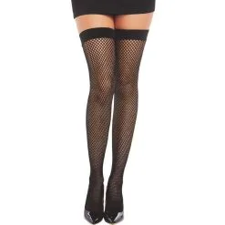 Black Diamond Fishnet Stockings For Adults With Bow Backseam -Party Themes Sales 923931 01