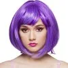 Purple Candy Girl Bob Wig -Party Themes Sales 925581