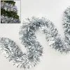 Silver Tinsel Garland, 9ft -Party Themes Sales 928959