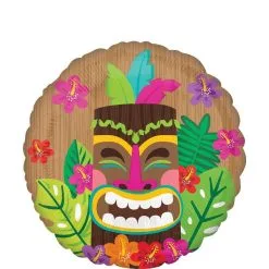 Tiki Flamingo Foil Balloon Bouquet, 5pc -Party Themes Sales 930365 03