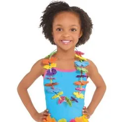 Multicolor Foam Flower Lei Activity Kit For 6 -Party Themes Sales 937608 03