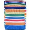 Rainbow Stripe Insulated Backpack Cooler, 9.5in X 14in 2 Rainbow Stripe Insulated Backpack Cooler, 9.5in X 14in -Party Themes Sales 937613