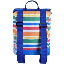 Rainbow Stripe Insulated Backpack Cooler, 9.5in X 14in 7 Rainbow Stripe Insulated Backpack Cooler, 9.5in X 14in -Party Themes Sales 937613 02
